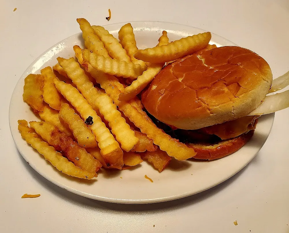 Basic Cheeseburger with Fries